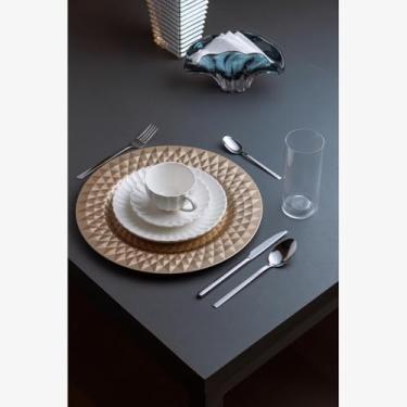 Imagem de WOLFF - Sousplat Roman 33cm Dourado Plástico