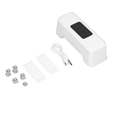 Imagem de Kit de descarga ativado por movimento ativado por movimento automático com sensor infravermelho sem toque para banheiros domésticos e públicos, sistema de descarga inteligente branco com IPX5 anti