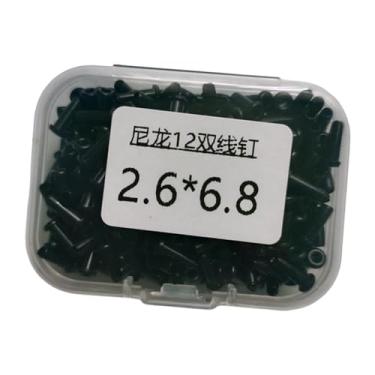 Imagem de RNXRZANK Kit de Ilhós para Raquete de Badminton com Protetores de Corda de Náilon, Ilhós de Linha de Corda Dupla, Ferramentas de Reparo E Manutenção de Raquete, 2.6 X 6.8 Mm