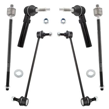 Imagem de WEDOAUTO 6 peças dianteiras internas externas de elos de extremidade + barra estabilizadora apta para Chrysler Town & Country 2008-2016, para Dodge Grand Caravan 08-2018, para Volkswagen Routan