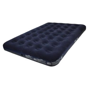 Imagem de Nautika, Colchão inflável Star de Casal Sem Molas, com Válvula de Enchimento, Travesseiro Embutido, Ideal para Camping, Viagens, Trilhas, Estilo Clássico Suporta Até 250kgs