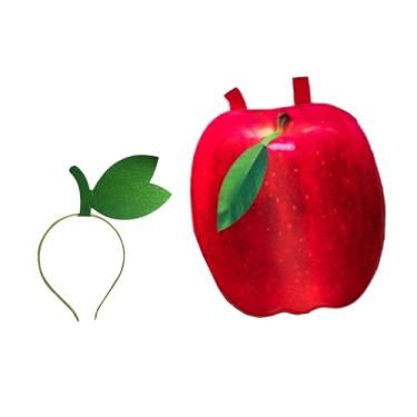 Imagem de Wzmzjy Fantasia de Frutas Cortadas: Uma Fantasia Criativa de Comida para O Halloween E Apresentações de Carnaval, Crianças Da Apple