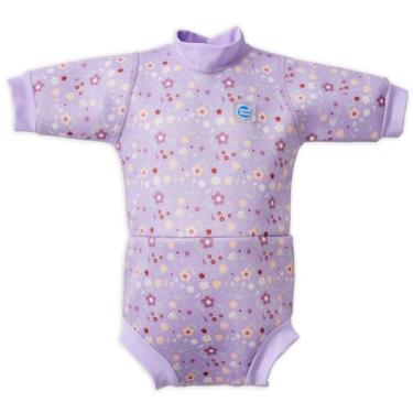 Imagem de Splash About Roupa de mergulho Happy Nappy com fralda de natação (primavera lilás, 3 a 8 meses)