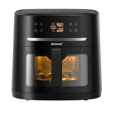 Imagem de Air Fryer 8L 1700W Amvox ARF 1480 I.A Digital Antiader Timer Black 110V