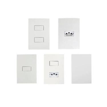 Imagem de Kit Casa Completa Interruptor e Tomada 36 Pçs - Ilumi