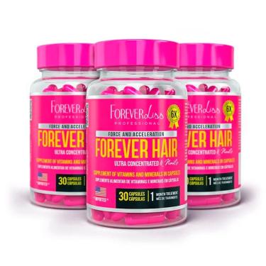 Imagem de Kit Forever Hair Crescimento Acelerado 90 dias Forever Liss