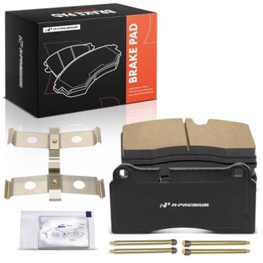 Imagem de A-Premium Conjunto de pastilhas de freio a disco de cerâmica traseiras compatível com modelos BMW - M2 2016-2021, M3 2015-2018, M4 2015-2020, 4 peças