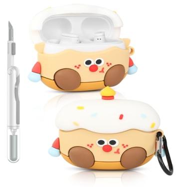 Imagem de Capa para fones de ouvido Beats Studio Buds/Buds Plus | Capa protetora de carregamento de silicone | com kit de limpeza e mosquetão | Design de pele de vários estilos | Capa para meninos meninas