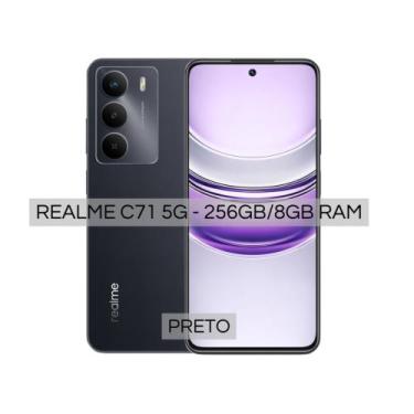 Imagem de Celular Realme C71 5G Global  Preto  Dual SIM, 8 GB RAM 256 GB, Câmera