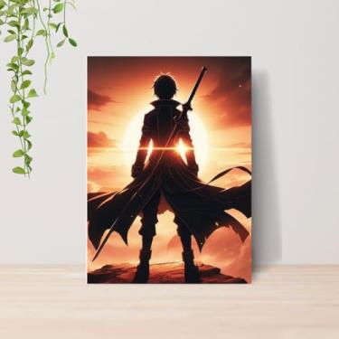 Imagem de Genérico, Quadro SAO Anime A4 | Placa MDF 08