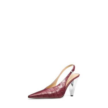 Imagem de Michael Kors Sapatilha feminina Electra Sling, Oxblood, 38