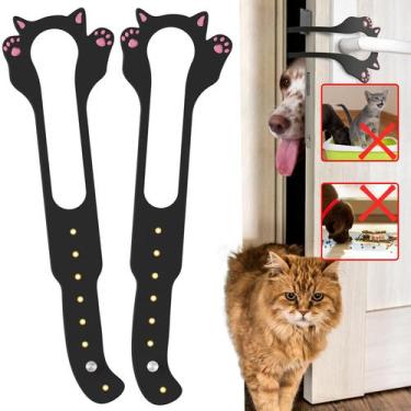 Imagem de Suporte de trava de porta Cat Elilier Stronger Flex 1,5-8 cm rosa