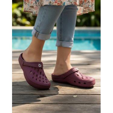 Imagem de Sandália Ortopédica Babuche Boaonda Easy Conforto Impacto, Roxo, 34