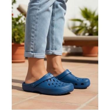 Imagem de Sandália Ortopédica Babuche Boaonda Easy Conforto Impacto, Azul, 35