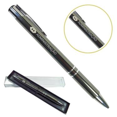 Imagem de Caneta Personalizada Coloridas Cursos Metal Profissional Administração