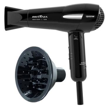 Imagem de Secador De Cabelo Britania Ion 1200w Dobravel Viagem Com Difusor De Ca