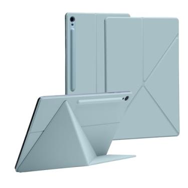 Imagem de Capa magnética para Samsung Galaxy Tab S10 Plus 2024/S9 FE+/S9 Plus 12,4 polegadas 2023 - modelo SM-X820/X826B/X610/X616B/X810/X816B com suporte S-Pen, capa para tablet inteligente despertar/hibernar