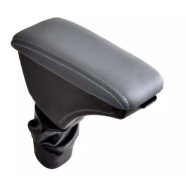 Imagem de Apoio de Braço Porta Objetos Para Onix 2012 a 2020 E Prisma 2013 a 2020 (Cinza - Costura Cinza)