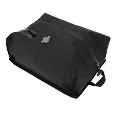 Imagem de YOUTHINK Sacos de Vácuo Reutilizáveis ​​para Viagens, Sacos de Compressão que Economizam Espaço de 16L Com Válvula de Ar de Pressão Manual, Organizador de Bagagem de água à Prova de TPU (Preta)