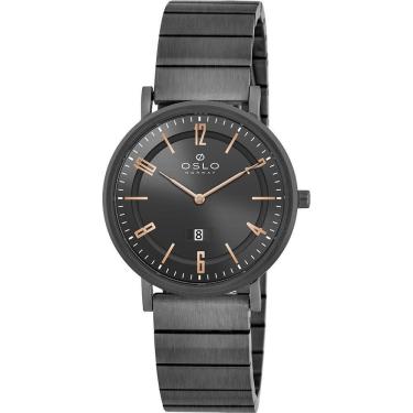 Imagem de Relógio Oslo Masculino Ref: Omysss9U0002 G2Gx Slim Grafite