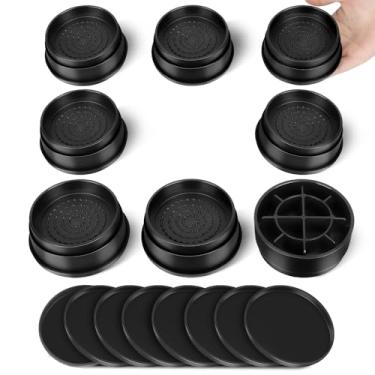 Imagem de MCXYEM Elevador de cama/elevador de cama/elevador de cama/elevador de móveis/elevadores de mesa/elevadores de moldura criar armazenamento sob a cama resistente para ajuste de altura de móveis redondo