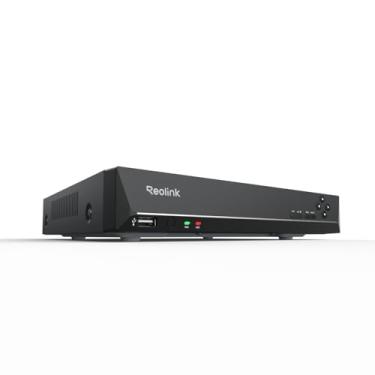 Imagem de REOLINK 4K PoE NVR 8 canais PoE NVR, disco rígido pré-instalado de 2 TB (até 12 TB) 4K/5MP/4MP HD 24/7 Gravador de sistema de câmera de segurança doméstica para câmeras IP Reolink, RLN8-410