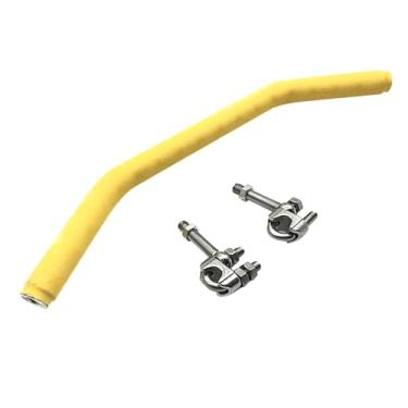Imagem de MotiveTech Barra de Equilíbrio para Motocicleta, Extensão de Guidão Multifuncional, Suporte de Substituição Profissional Fácil de Usar, Amarelo