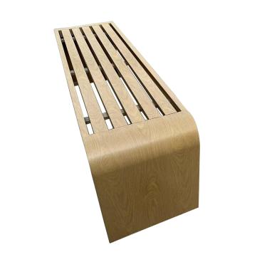 Imagem de TRGCJGH Banco de metal, móveis de cadeira de parque de varanda de pátio para gramado, parque, assentos de deck para 2 pessoas, aparência de madeira (120 cm/47,2 pol, D)