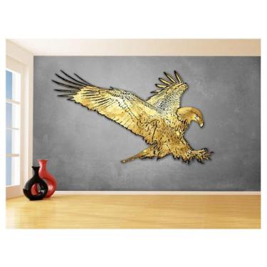 Imagem de Papel De Parede 3D Animais Pop Art Águia Voando 3,5M Pxa258 - Você Dec