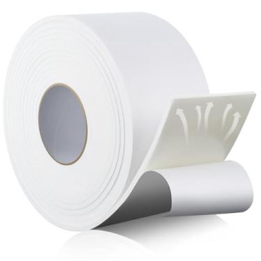 Imagem de Buryeah Espuma médica de 1/20.3 cm x 10.2 cm x 2.5 jardas, espuma médica com adesivo traseiro para áreas lesionadas esportivas, almofada de bola de pé, almofadas bolhas, dor no pé, talas e almofada