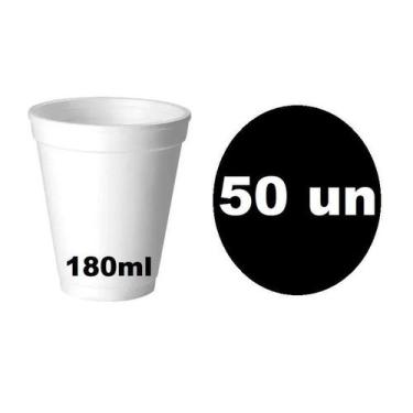 Imagem de Copo Térmico Isopor Café, Chá E Caldos 180Ml 50 Unidades - Lynx Produç