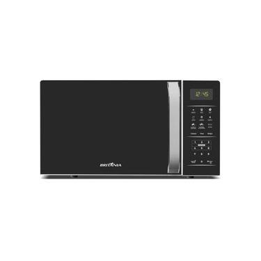 Imagem de Micro-ondas Britânia 20L Preto Pintura Limpa Fácil BMO23