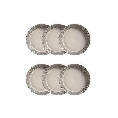 Imagem de Conjunto de Pratos Fundos Porto Brasil Neo Pulse 630ml - 6 Peças