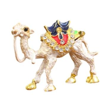 Imagem de Vaveren Porta-joias em formato de, organizador para anéis e brincos, porta-objetos de metal para decoração de casa, Branco