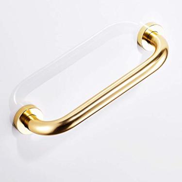 Imagem de uhyOHF Barras de apoio de banheiro, barras de apoio para banheiras e chuveiros - Corrimão de chuveiro de 30 cm de 30 cm - Suporte de parede de segurança em alumínio - Auxiliares de quatro cores para