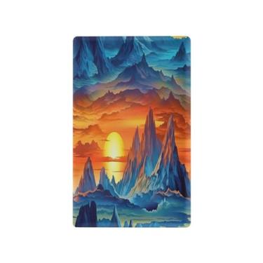 Imagem de Wassud Placa de cobertura de interruptor de luz para paisagem de montanhas com icebergs, 1 capa de tomada em branco, placa de parede, decoração de casa, sala de estar, quarto, decoração