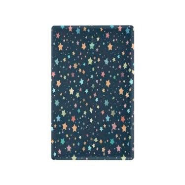 Imagem de Wassud Placa de cobertura para interruptor de luz, 1 capa de tomada em branco, placa de parede, céu estrelado, decoração de casa, sala de estar, quarto, decoração