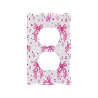 Imagem de Wassud Placa decorativa para tomada decorativa para tomadas elétricas 4,53 x 2,76 polegadas