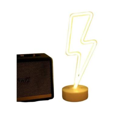 Imagem de Luminária LED Neon De Flamingo, Árvore De Coco E Cacto Para Quarto Inf