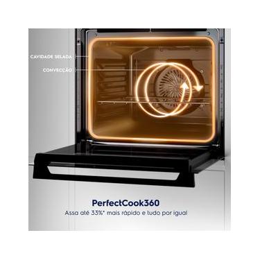 Imagem de Fogão de Piso Electrolux de 04 Bocas Experience com Duplo Forno e Mesa de Vidro Cinza - FE4DG