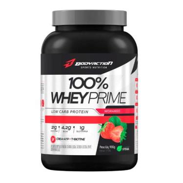 Imagem de 100% Whey Prime 900g Pote - Body Action, Baunilha