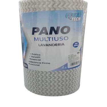 Imagem de Pano Multiuso Lavanderia, 200 Folhas, PP com Polpa de Madeira, 25x30cm, 560g, Resistente e Absorvente
