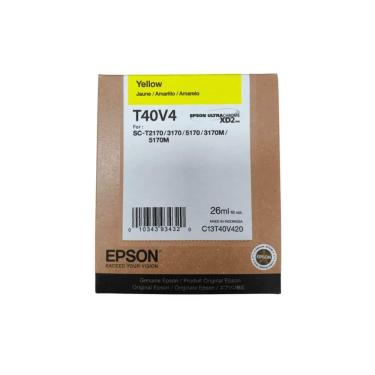 Imagem de Cartucho De Tinta Epson T40v420 Amarelo T40v | T3170m T3170 T5170 | Original