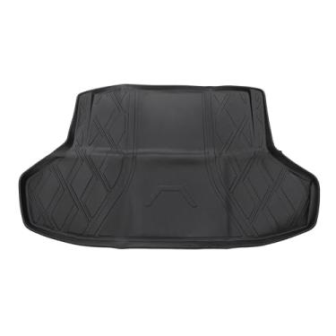 Imagem de ACROPIX Forro de carga de rosto plano, tapete traseiro para porta-malas bagagem, bagagem, bandeja, padrão diamante para Honda Civic Si 2022-2023, antiderrapante
