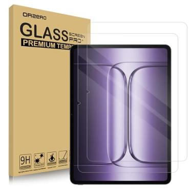 Imagem de Orzero (Pacote com 2) Protetor de tela de vidro temperado compatível com Oneplus Pad 3 13,2 polegadas, protetor de tela de 9H de alta definição, antiarranhões, sem bolhas