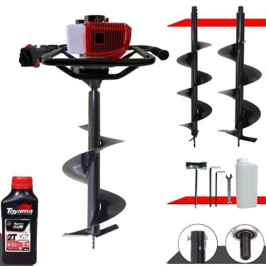 Imagem de Trado Motorizado Anmax Gd520b + 3 Brocas + óleo Toyama 2t