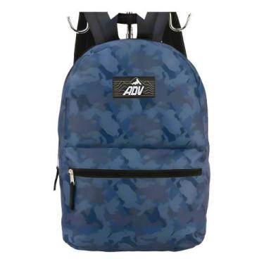 Imagem de Mochila Costas Adventure Unissex Escolar Bolsa Passeio Feminino Mascul