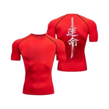Imagem de Camiseta De Compressão Masculina De Secagem Rápida Para Fitness, 8 Cor