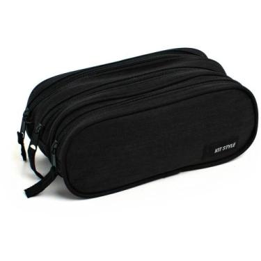 Imagem de Estojo Triplo STYLE Retangular Sortido - KIT