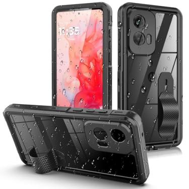 Imagem de Capa para celular Moto G Play 5G 2026, capa à prova d'água com protetor de tela integrado e suporte de anel de celular, capa de proteção resistente à prova de choque para Moto G G Play 5G 2026 azul